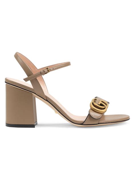 gucci marmot sandal|Gucci marmont ankle strap sandals.